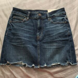 NWT American Eagle Dark Wash Skirt 27W